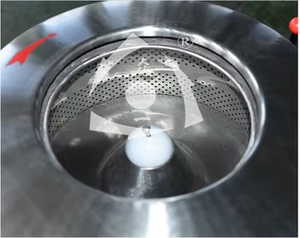 Centrifuga dell'idroestrattore della strumentazione della lavanderia dell'acciaio inossidabile di piccola capacità con l'operazione facile del cuscinetto & del motore - Product Image 4