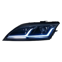 Ensemble de phares LED pour Audi TT TTRS 2006-2014, double projecteur laser, DRL dynamique, clignotant modifié, plug and play