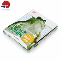 Cetak Buku Botani Anak Kustom A4 Hardcover Berwarna Penuh Panduan tentang Pohon, Daun, Bunga, dan Biji