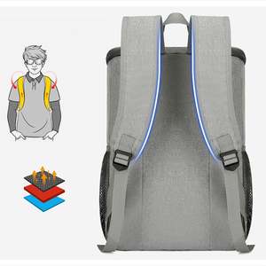 Bolsa Térmica de Gran Capacidad para Exteriores, Mochila Térmica Doble para Picnic, Senderismo, Camping, Playa, Impermeable y Aislada - Product Image 3