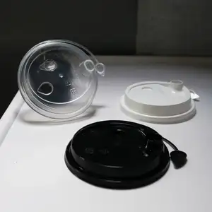 Custom Logo 16oz 20oz 22oz 24oz Clear Print Bubble Tea U-shaped Pet Disposable Plastic Cup With Insert Dome Lid