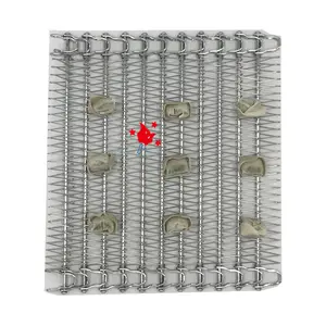 Factory sales conveyor spiral grid belt for spiral tower for cooling or quick-freeze