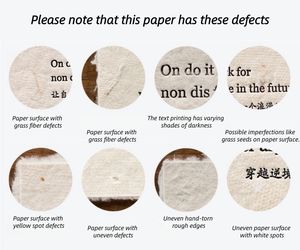 Custom Raw <b>Edge</b> Hang Tag Cards Handmade Recycled Craft Paper with Rough Texture for Garment Shoes Bags - Product Image 6