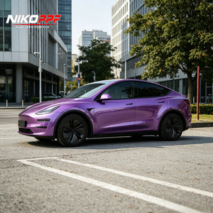 NIKO FILM7.5mil Self Healing TPU Fantastic Spectrum Purple Color Change Auto Paint Protection Car <b>Vinyl</b> <b>Wrap</b> Color Tpu Ppp Film - Product Image 1