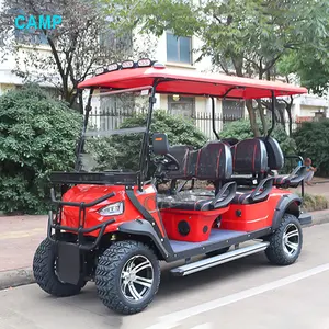 Peças de carrinho para golfe 6 pessoas, barato usado elétrico clube elétrico carro golf carrinho