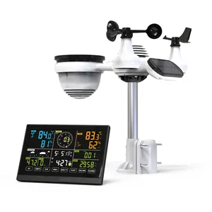 Youton WiFi Weather Station With 7 In 1 Sensor Wind Rain UV Light Intensity Professional Weather Station