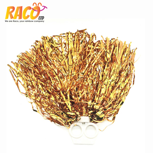 Nuovo Arrivo Variopinto <span class=keywords><strong>Cheerleader</strong></span> Tinsel Tirare Pompon Fiore Palla Per Il Calcio Il Basket Partita Pompoms - Product Image 3