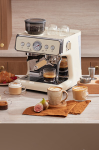 <span class=keywords><strong>Meilleur</strong></span> prix promotionnel, machine à expresso semi-automatique portable, capacité de 40 oz, acier inoxydable, mousseur à lait automatique, latte crema, pour la maison - Product Image 3
