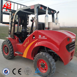 Xdem 2ton 3.5ton 5ton Off Road Ruw Terrein Heftruck 4WD Olinman All <span class=keywords><strong>Terrain</strong></span> Heftruck Met Ce Gecertificeerd - Product Image 2