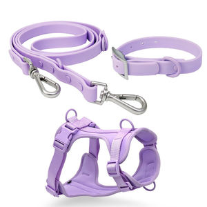 Arnés de entrenamiento para perros pequeños, medianos y grandes, impermeable, de <span class=keywords><strong>PVC</strong></span>, sin tirones, a juego con correa de Collar - Product Image 5