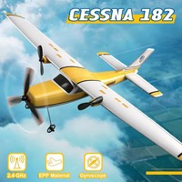 Avion RC électrique Cessna 182 CQZNRC 2,4 GHz 2CH à aile fixe pour extérieur avec chargeur, portée de 120 m, construction en mousse plastique pour enfants