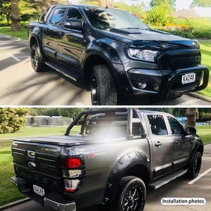 Accessoires de voiture universels flexibles de marque KQD, ABS 4x4, garde-boue en plastique noir pour 2016 et après - Product Image 4