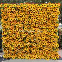 DKB Fluffy 5D Roll up Pampas Grass Curtain Wall Decor Silk Pampas Grass Artificial Flower Pampas Wall untuk Dekorasi Latar Belakang