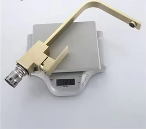 Modern Luxury Stainless Steel <strong>Square</strong> Flat Tube Deck Mounted Kitchen Sink Faucet 360 Degree Swivel Hot and Cold Water Mixer <strong>Tap</strong> - Product Image 6