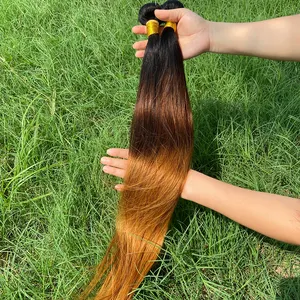 10A SPARK 3 paquets brésilien Remy cheveux humains tissage pour les femmes noires vierge Extension de cheveux 1B/4/30 soyeux cheveux raides