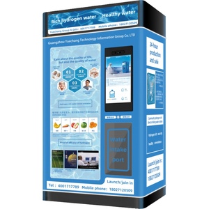 Kinh Doanh Tự Dịch Vụ Tự Động Refill Hydrogen Nước Tinh Khiết Dispenser Chai Máy Bán Hàng Tự Động Cho Nước Uống Đồng Xu Hoạt Động - Product Image 1
