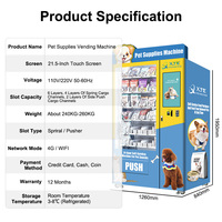 Máquinas Expendedoras Automáticas de Medicamentos, Alimentos, Juguetes y Suministros para Mascotas las 24 Horas, Estación Expendedora de Golosinas para Perros y Gatos