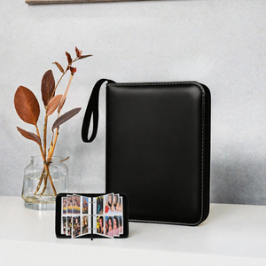 Álbum de Fotos JONESUN de Cuero PU para Kpop Stray Kids Merch 400, Estilo Carpeta de 4 Bolsillos, 3 Anillas, para Tarjetas Lomo, Coleccionista de Tarjetas Fotográficas para Fans - Product Image 3