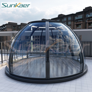 Livraison rapide en aluminium polycarbonate verre étanche boîtier extérieur tentes Igloo maison pour pool house dôme piscine - Product Image 2