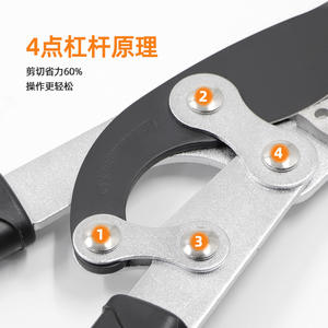 Cisailles à bascule pour basilic, outil d'élagage en acier inoxydable de 20-30 mm pour arbres fruitiers, équipement de jardinage robuste - Product Image 5