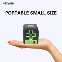 Niveau laser vert automatique CTG-130L, mini instrument de mesure horizontale et verticale 50m, chargeur Micro 1V1H