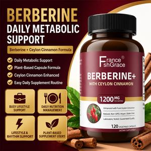 Cápsulas de Extractos de Berberina de Alta Potencia con Canela de Ceilán, 120 Cápsulas Vegetales para Mujeres y Hombres, Suplemento de Berberina - Product Image 4