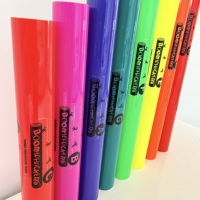 Colorful 8-Tone Bassoon Orff Octave Educational Plastic Instrument with Rope for Kids' Enlightenment
