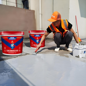 Revêtement liquide imperméable moderne en émulsion de caoutchouc rouge pour sous-sol, tunnel, mur extérieur et toiture métallique avec garantie de 5 ans - Product Image 3