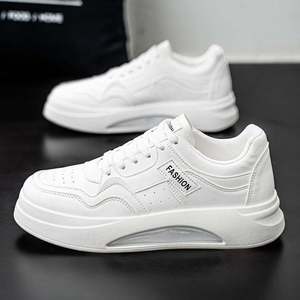 Chaussures plates pour hommes, tendance, en cuir respirant, en cuir véritable, chaussures de skate, style décontracté pour jeunes, chaussures de marche en plein air - Product Image 5