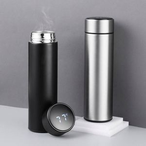 Bouteille isotherme intelligente 500 ml avec affichage numérique de la température, en acier inoxydable 304, à chaleur longue durée, personnalisable avec logo - Product Image 2