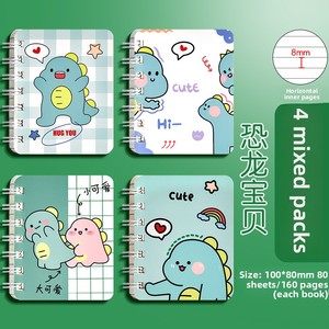 Carnet à spirale A7 X38, esthétique et pratique, mini carnet portable mignon à motifs de dessins animé<span class=keywords><strong>s</strong></span>, cadeau, 80 pages, idéal pour l'école primaire - Product Image 2