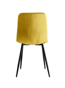 <span class=keywords><strong>Sedia</strong></span> da Pranzo Imbottita con Telaio <span class=keywords><strong>in</strong></span> Metallo Verniciato a Polvere e <span class=keywords><strong>Tessuto</strong></span> Confortevole per Arredamento Soggiorno - Product Image 6