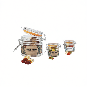 Set di barattoli di caramelle Haribo con logo personalizzato per promozioni e regali - Product Image 2