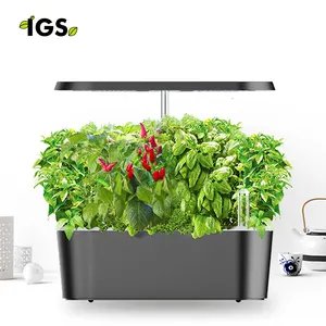 IGS-25 inteligente para cultivar el suelo, sistema hidropónico de ciclo automático para interiores y jardines