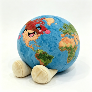 Peluche personnalisée de la Terre, peluche globe, peluche planète Terre, peluche Terre - Product Image 5