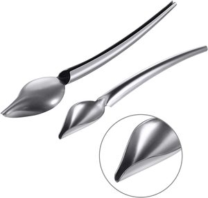 Cucchiai Multiuso in Acciaio Inox Lixsun <span class=keywords><strong>per</strong></span> Chef, Strumenti <span class=keywords><strong>per</strong></span> Disegnare su Cioccolato, Salse, Fondente, Crema, Filtro <span class=keywords><strong>per</strong></span> <span class=keywords><strong>Torte</strong></span> - Product Image 6