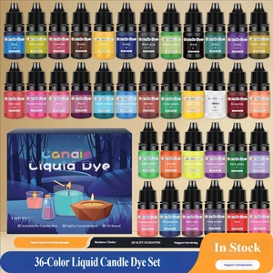 Colorant pour bougies non toxique, facile à utiliser, 36 couleurs, 5 ml, pour la fabrication de bougies DIY, couleurs vives, pigment pour bougies à la cire de soja - Product Image 3