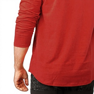 Camiseta de Manga Larga para Hombre, Personalizada, Cuello Redondo, Estilo Casual Urbano, Algodón, Diseño Moderno, Calidad Premium - Product Image 6