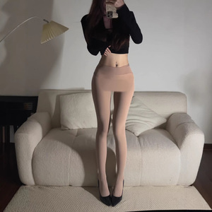 กางเกงรัดรูปโยคะเนื้อกำมะหยี่เนื้อแน่นแบบไร้รอยต่อ Xishi Erotic สีดำ ถุงน่องรัดรูปทรงสะโพก ให้ความรู้สึกเย้ายวนบริสุทธิ์ - Product Image 4