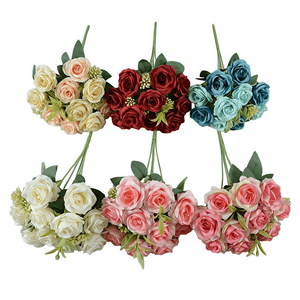 <span class=keywords><strong>Rosas</strong></span> Artificiales de Seda Hechas a Mano, Venta al Por Mayor de Fábrica, Envío Inmediato, Personalizables para Bodas, Día de la Madre, San Valentín, Larga Duración - Product Image 2