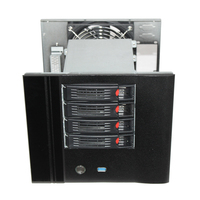 Serveur OEM/ODM vertical de cas de stockage de NAS de Offre Spéciale de baie 4 pour IPFS avec le ventilateur en stock
