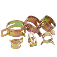 Fermoir de ligne de carburant à ressort en acier au carbone Anneau élastique Cerceau Bande à ressort Colliers de serrage Pouce Métrique Type de bande Écrou Clip clipsé