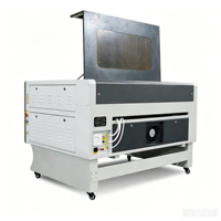 Machine de gravure et de découpe laser CO2 6090, taille de travail 90x60cm, contrôleur Ruida, 60W 80W 100W pour l'Amérique du Sud