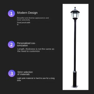 โคมไฟสวนกลางแจ้ง IP65 30W พร้อมตัวเหล็ก Q235ไฟพลังงานแสงอาทิตย์กันน้ำใช้ตกแต่ง IP65ได้ - Product Image 4