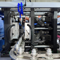 Nueva Máquina Sopladora de Botellas de PET de 2 Cavidades Totalmente Automática con Componentes PLC y SMC, Accionada por Motor, Multifuncional, 2 Años de Garantía
