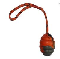 Pot en caoutchouc durable Non toxique pour bébé, boule avec corde, jouet pour chien