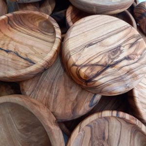 Juego de Cuencos y Palillos de Madera de Olivo, Cuenco Pequeño de Madera Maciza, Personalizable con Logotipo y Tamaño - Product Image 4