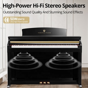 Terence E50 Beginner Upright Digital Piano Keyboard Instruments, with Stool and Design Suitable for Children and Adults - Product Image 3