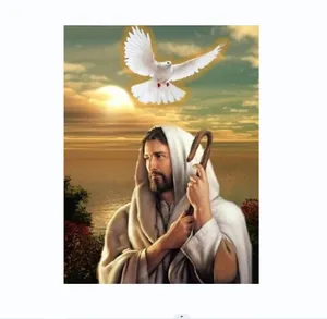 Jesus cristo Diamond Painting kit per adulti 5D fai da te con strass rotondi di cristallo ricamo arte decorazione da parete regalo