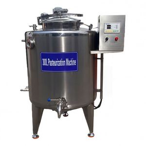 เครื่องพาสเจอร์ไรซ์นมสแตนเลสเกรดอาหาร STRONG100L สำหรับฆ่าเชื้อนม นมแพะ นมอูฐ น้ำผลไม้ ไข่ ใช้ในโรงงานแปรรูปนม - Product Image 1